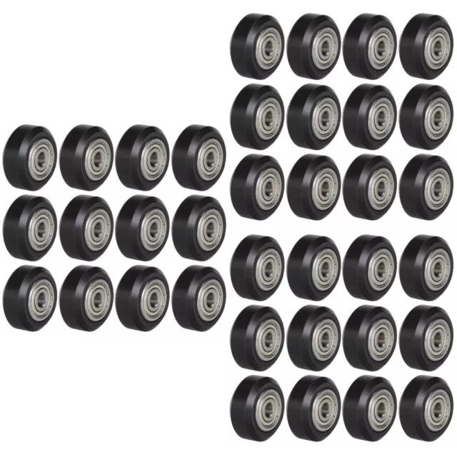 36 Pcs 3d Printer Accessories Plastic Linear Bearing Pom Roller Mute 2