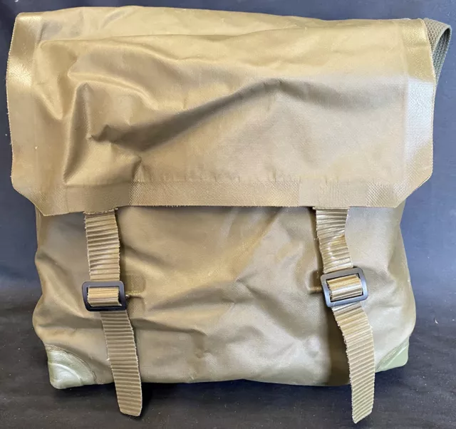 DUTCH ARMY MILITARY Olive Green Field Combat Side Bag Pack £19.95