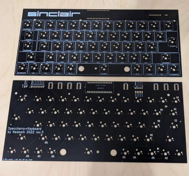 Sinclair ZX Spectrum +/128 Hard Keyboard For Cherry MX PCB Only