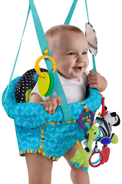 Bright Stars baby bouncer Deluxe Door jumper for baby with adjustable strap