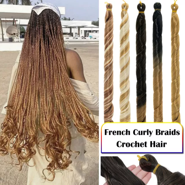 Lichene Crochet Braids arcobaleno estensione capelli trecce estensioni come vere