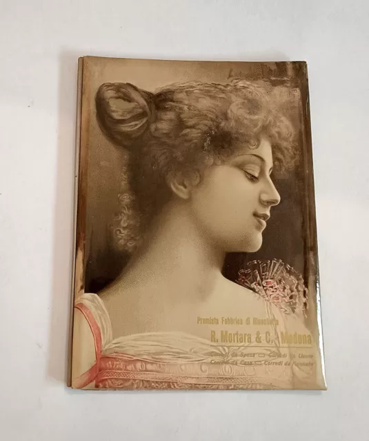 Corredi da sposa biancheria Mortara Modena. Cartella pubblicitaria primi '900.