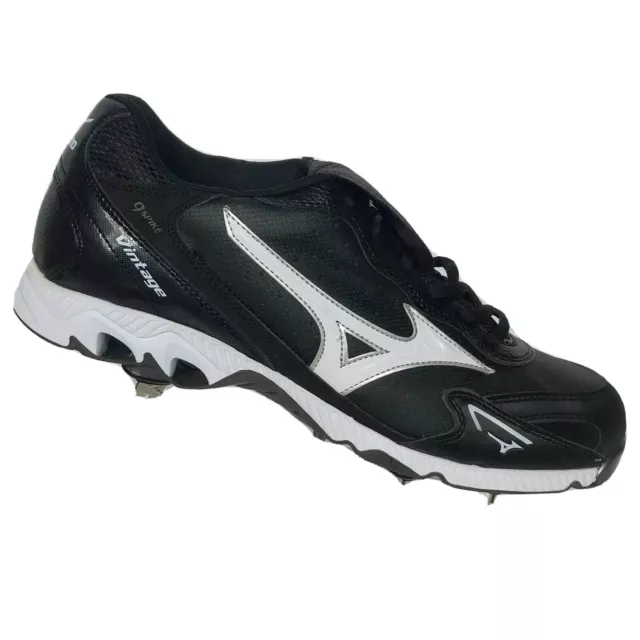 Mizuno Mens 9 Spike Vintage G6 Low Baseball Sports Cleats Size 12 M