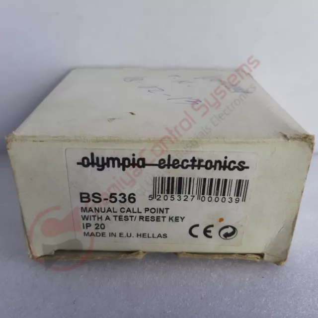 Olympia Bs-536 Botón De Alarma De Incendio De Emergencia Manual