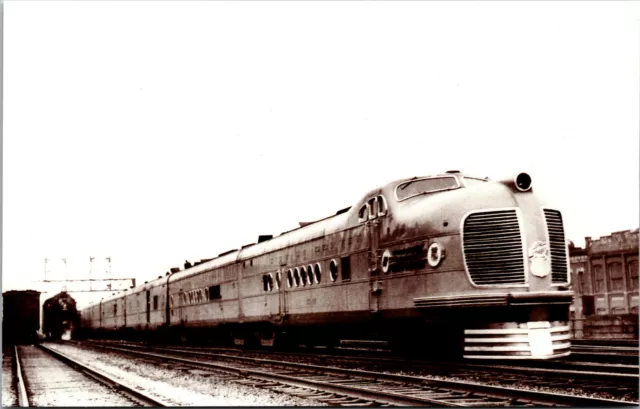 Union Pacific Streamliner Railway RPPC Postcard Train Railroad Reprint