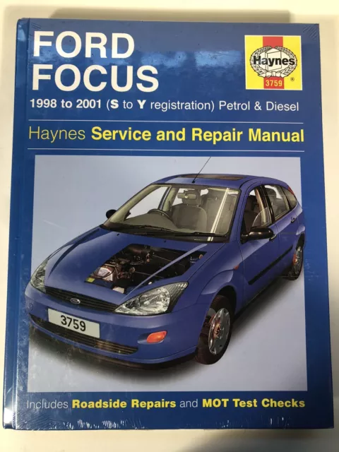 Ford Focus 1998-2001 Haynes Service & Repair Manual 3759 (Petrol & Diesel)