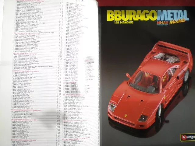 Bburago Katalog 1990 Burago DIN A4 Einfach nur schön mit vielen Traumhaften Mode 3
