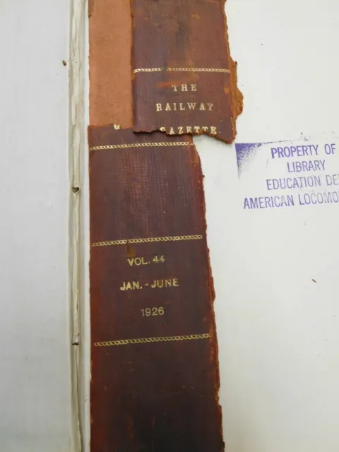 Railway Gazette Bound Volume 44 January - June 1926 IC Electrification