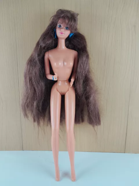 Totally Hair Barbie - Brunette Barbie - Mattel 1991 (ref. 1117)
