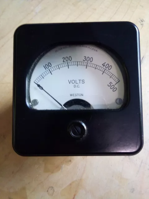 Weston Electrical Instrument Corp Voltage Meter Model# 301
