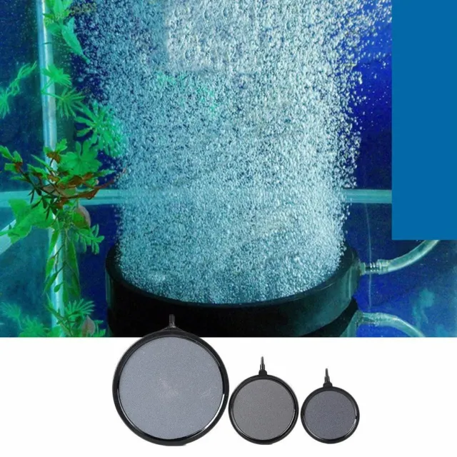 Air Stone Disk Bubble Diffuser Aquarium  Pond Pump Hydroponics Oxygen Diffuser