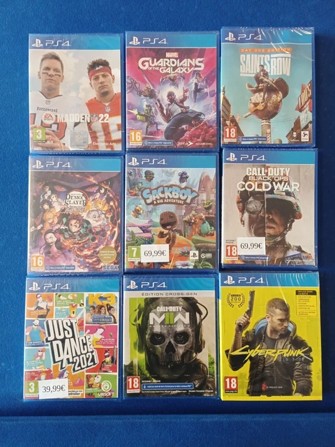 lot de jeux ps4