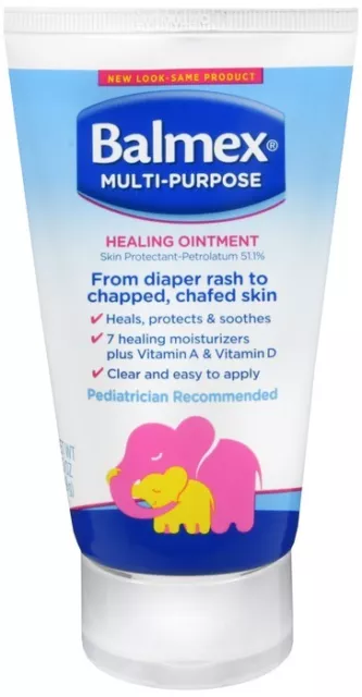 Protector de piel de ungüento curativo multiusos Balmex para bebé 3,5 oz