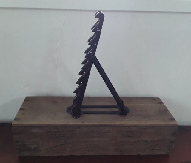 Antique Cast Iron Wall Mount Harness Hook Mercantile Store Display Barn Hardware