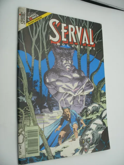 LUG Semic BD Comics FRANCE 1989 MARVEL SERVAL WOLVERINE n°13