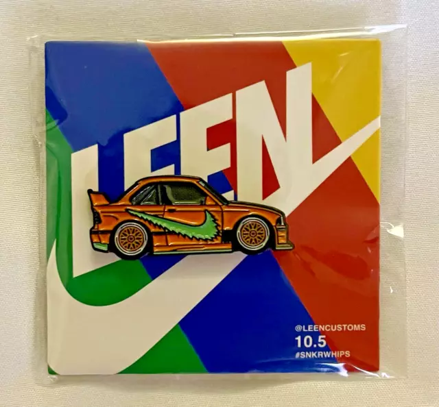 Leen Customs SNKRWHIPS BMW E36 Pin XXX/150 Limited Edition SOLD OUT IN HAND