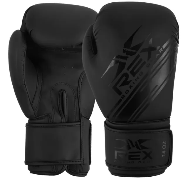 REX Boxing Gloves Muay Thai Professional Sparring Punch Bag Training MMA Mitts