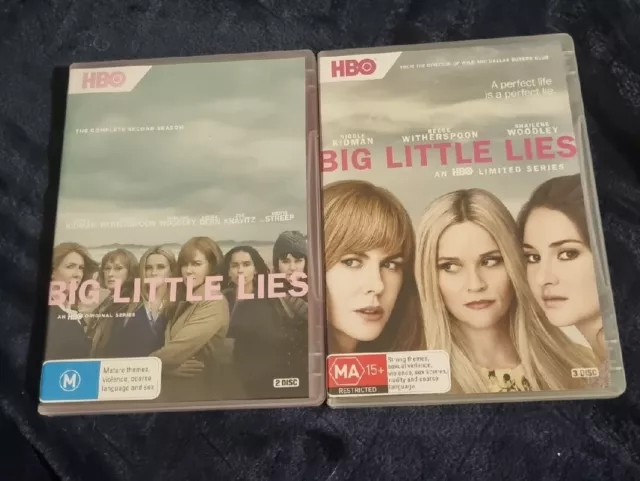 Big Little Lies Series 1 | Nicole KIdman, Reese Witherspoon | 3 Discs |  NON-USA Format | PAL | Region 4 Import - Australia