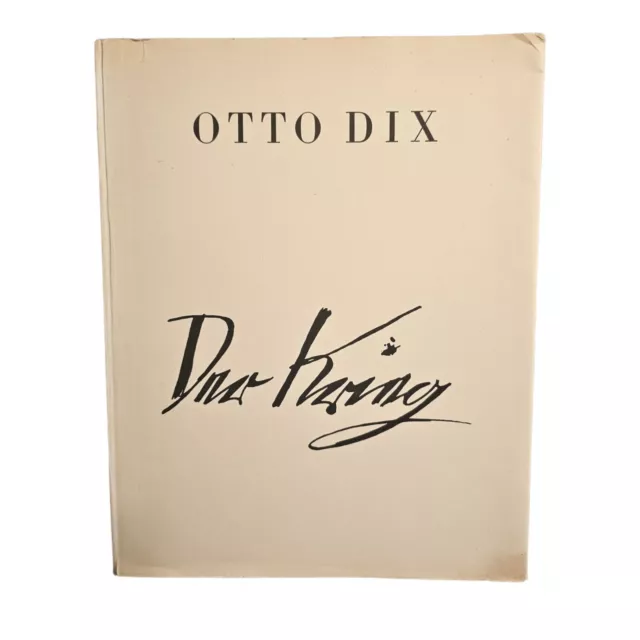 Otto Dix - Der Krieg - 50 Bildtafeln - Einleitung Heinz Lüdecke - 1963
