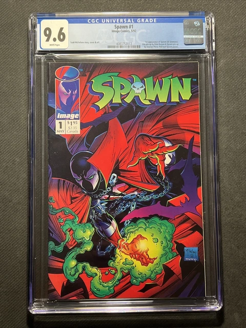 SPAWN #1 CGC 9.6 NM+ TODD McFARLANE (IMAGE COMICS 1992) FIRST ISSUE!
