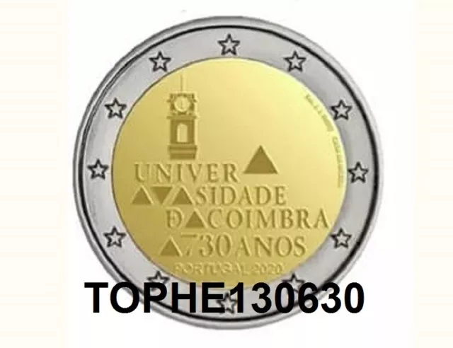 Portugal Commémorative 2020 "Universite De Coimbra" 2 Euro - Neuve Unc -