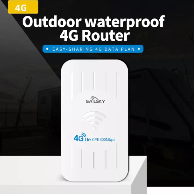 Outeoor Waterproof IP54 4G EU ASIA Band Wide Band Compatible Modem 4g Sim Card