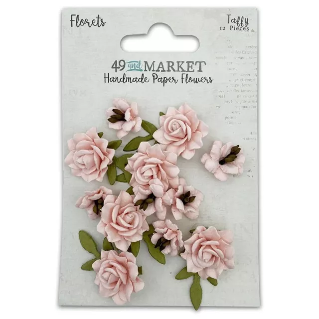 New 49 And Market Florets Paper Flowers - TAFFY