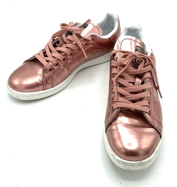 stan smith metallic rose