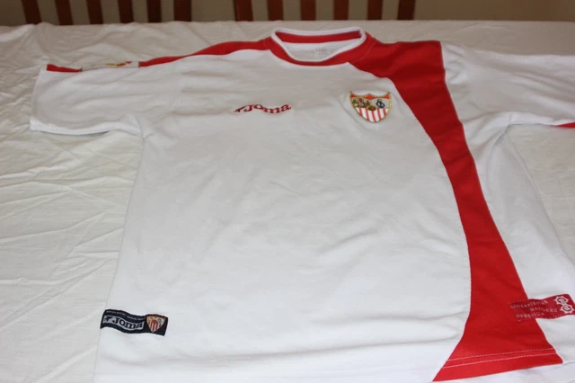 CAMISETA OFICIAL SEVILLA FC WARRIOR TALLA M DE MATCH SEVILLA FC Y STANDAR LIEJA