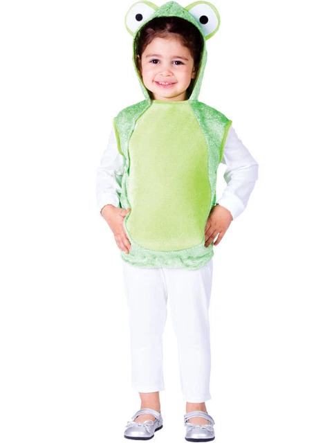Costume Rana Bambini Bambino Animale Fantasia Abito Bambina Ragazzi Età 1-6