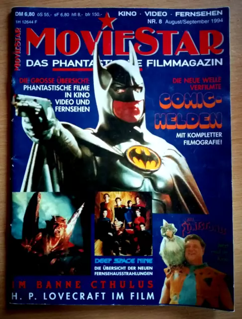 Moviestar Magazin Nr. 8 Aug/Sept 1994 Batman, Star Wars, Star Trek , usw! RAR!