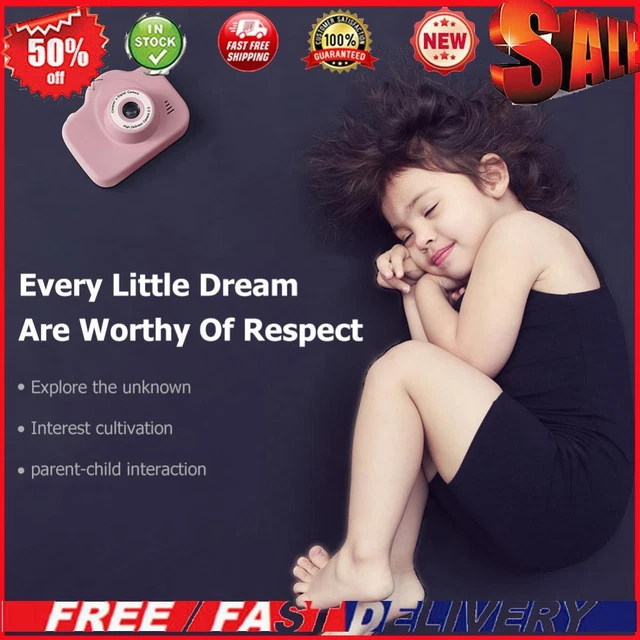 2 Inch HD IPS Screen Photo Camera USB Charging Kids Digital Camera with 32G Card