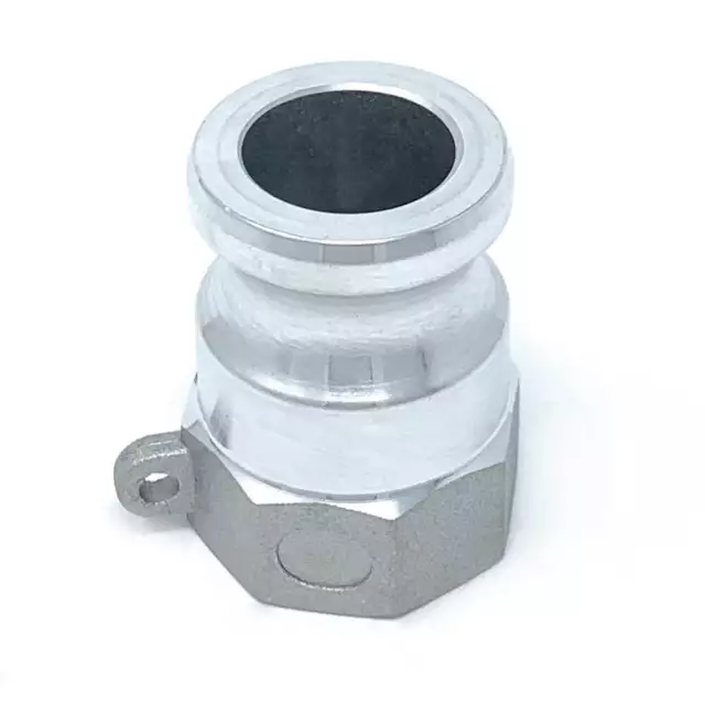 Aluminum Type A Cam and Groove Fitting, 1" Male Camlock x 1" Female NPT (CAM-...