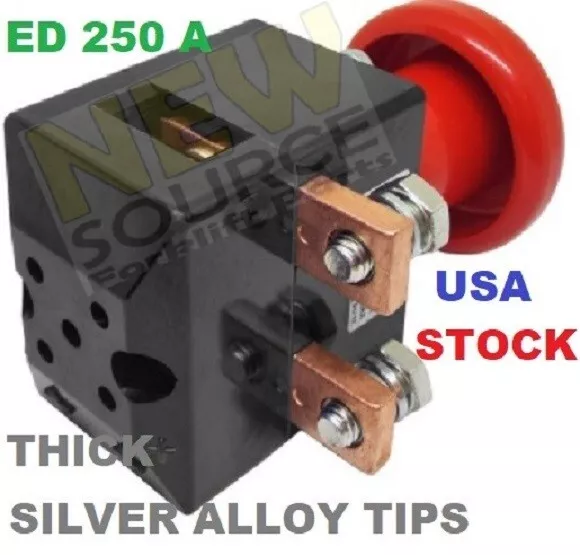 2200-7 ALBRIGHT EMERGENCY Stop Switch Red Knob - Key Version £6.34 -  PicClick UK