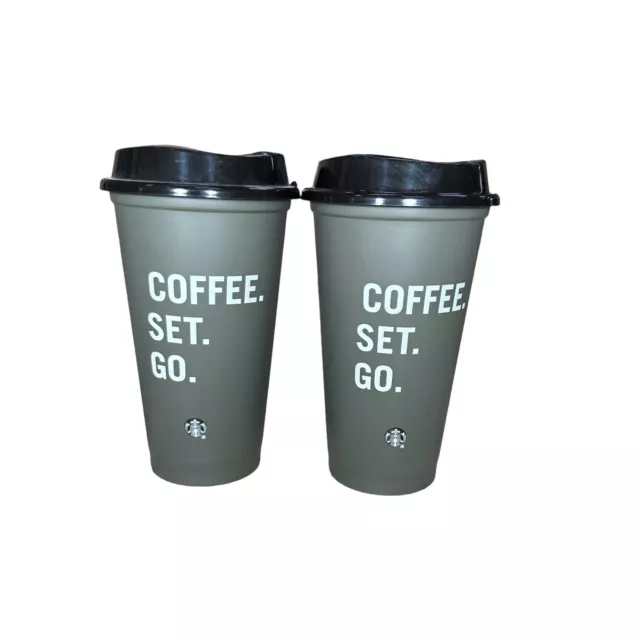  Starbucks Reusable Hot Cup Collection Pack Of 6 W/Lids 16 oz  Summer 2019: Home & Kitchen