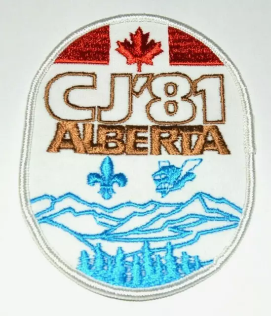 CJ81 Alberta Special Events / Staff Fifth Canadian Jamboree Boy Scout Badge