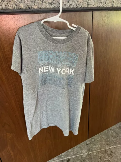 Dilascia Boys Short Sleeve T Shirt "Brooklyn New York" Size 10