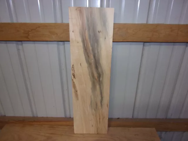 1 Pc Hard Spalted Maple Lumber Wood Kiln Dried Board 27 15/16"X 8"X 3/4"  236V