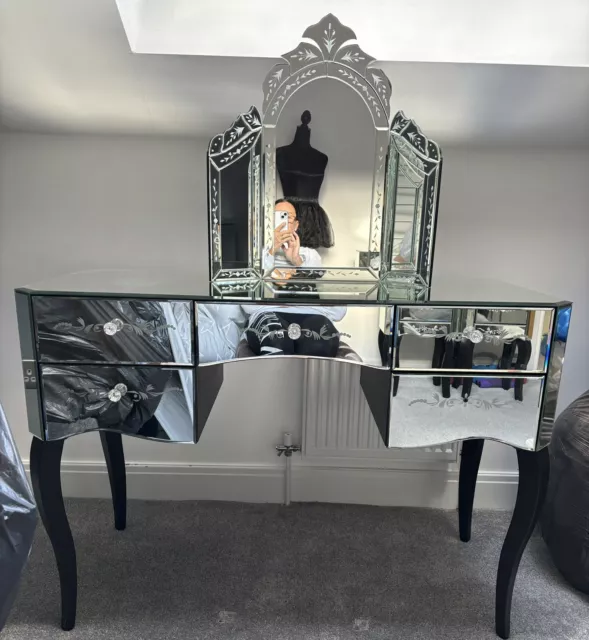 mirrored bedroom furniture set.  Pick Up Only