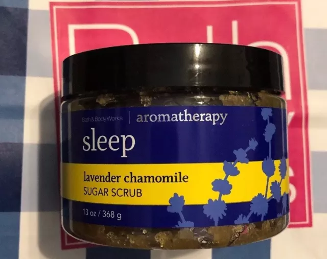 SEALED💙Bath Body Works💛SLEEP Aromatherapy💛LAVENDER CHAMOMILE 13oz Sugar Scrub