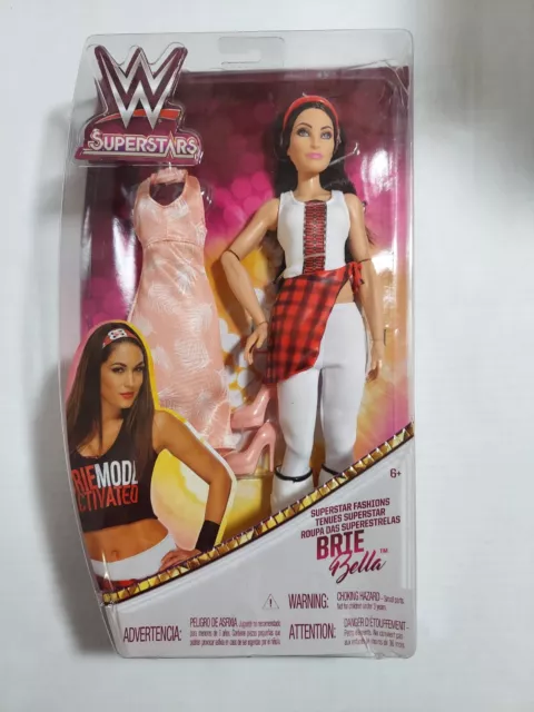 2017 Mattel WWE Wrestling Superstar Fashions Doll Brie Bella New