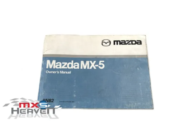 Mazda MX5 MK1 / MK2 Owners Manual Genuine Used