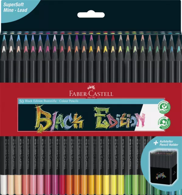 Faber-Castell Buntstift Black Edition sortiert  50er Etui