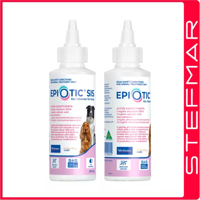 Virbac EpiOtic Ear Cleanser for Dog and cat 237ml