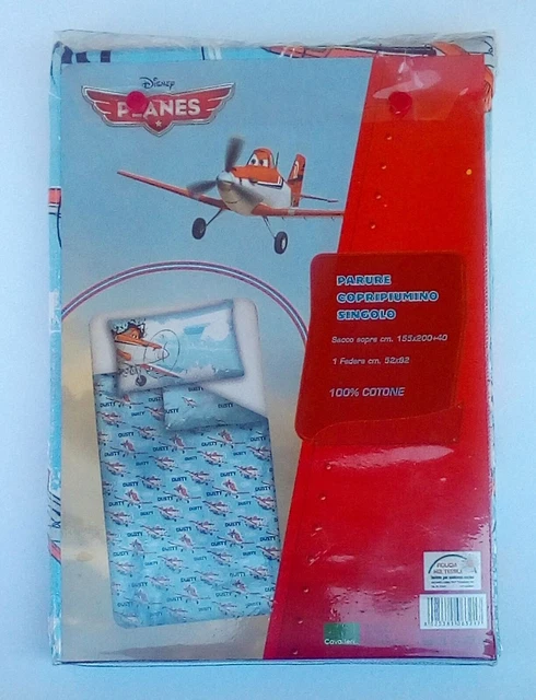 Disney Parure Copripiumino Singolo Planes Bimbo