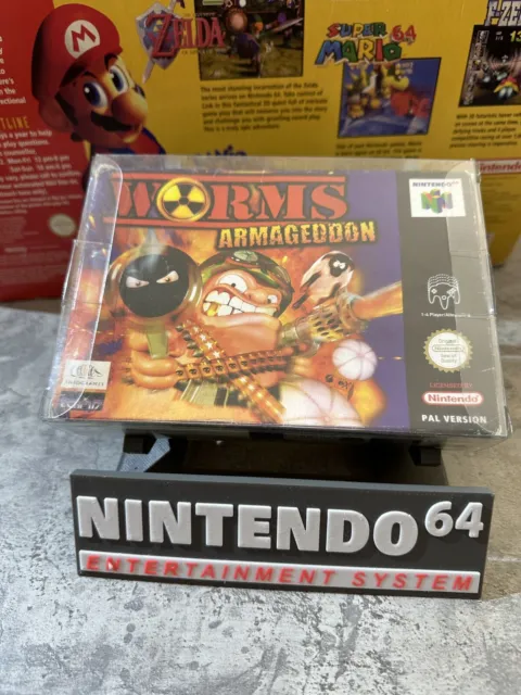 N64 Nintendo 64 Worms Armageddon mit OVP und Anleitung