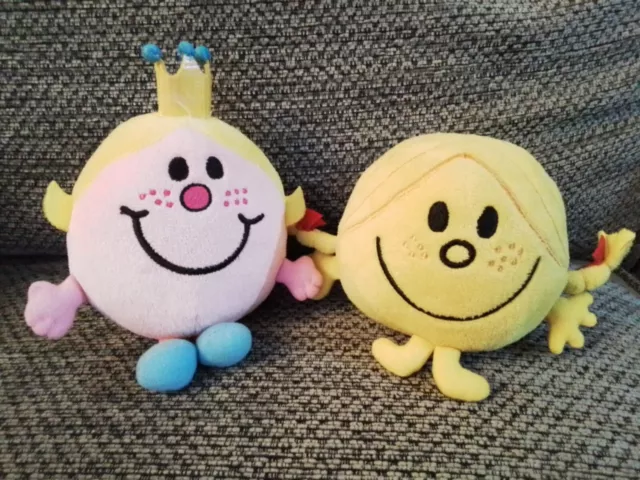 2013 Mr Men & Little Miss ~ Little Miss Princess & Sunshine ~ TY Beanie Soft Toy