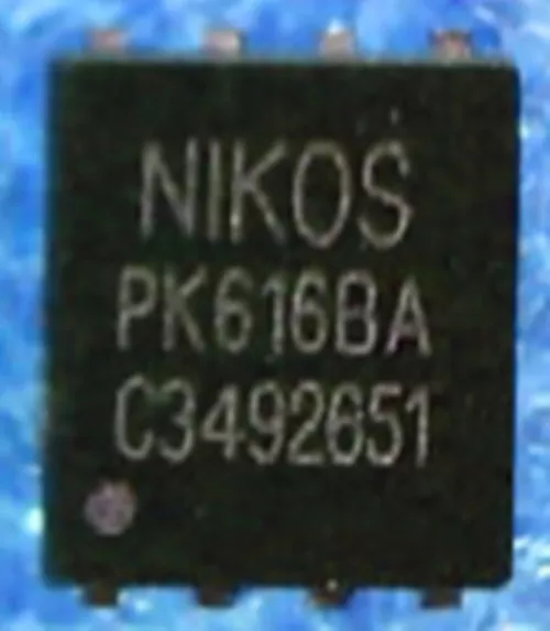 10 pcs New PK616BA PK6168A NIKOS QFN8 ic chip