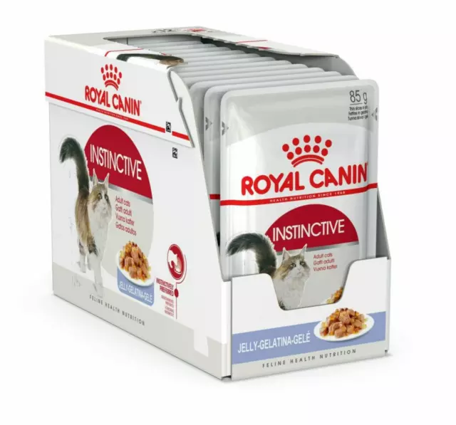 Comida húmeda para gatos ROYAL CANIN instintiva para adultos en jalea (85 g x 12)