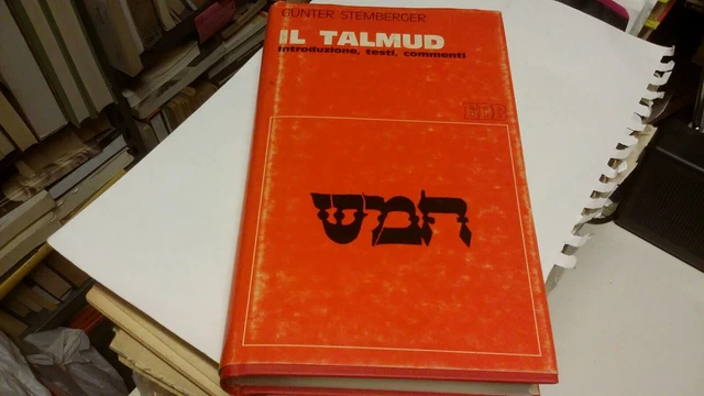 Il Talmud - Günter Stemberger, EDB Edizioni Dehoniane, 1989, 8g22 Il Talmud - Günter Stemberger, EDB Edizioni Dehoniane, 1989, 8g22